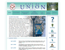 Tablet Screenshot of ci.union.oh.us